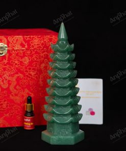 Tháp Văn Xương Thạch Anh Xanh 1A 1,66kg 024-0931A-1,66
