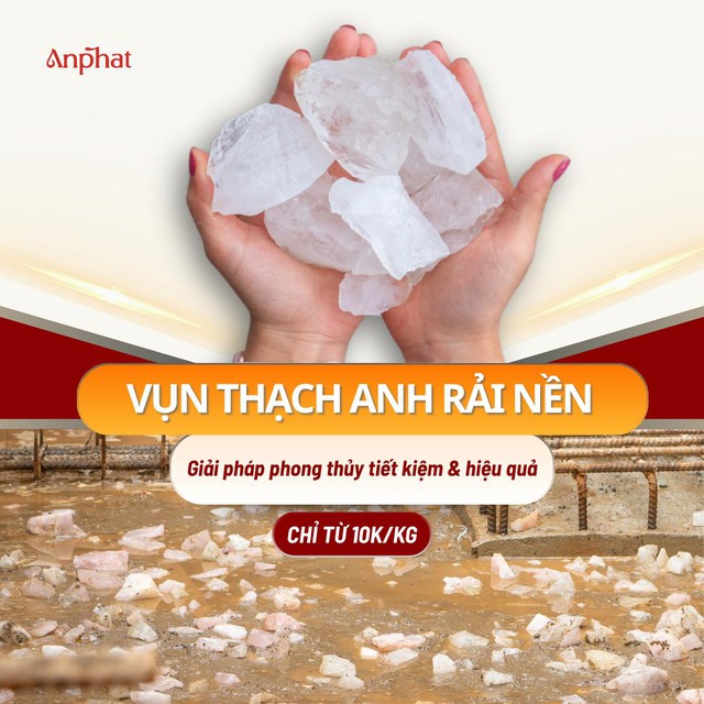 Rải móng bằng vụn thạch anh - Cải tạo địa khí với mức giá tốt chỉ có tại An Phát