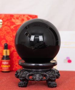 Quả Cầu Obsidian Đen 3A 1,75kg 011-0643A-1,75