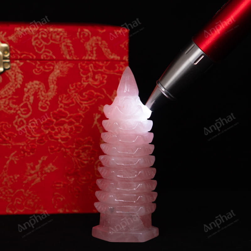 Tháp Văn Xương Thạch Anh Hồng 2A 0,29kg 024-0762A-0,29