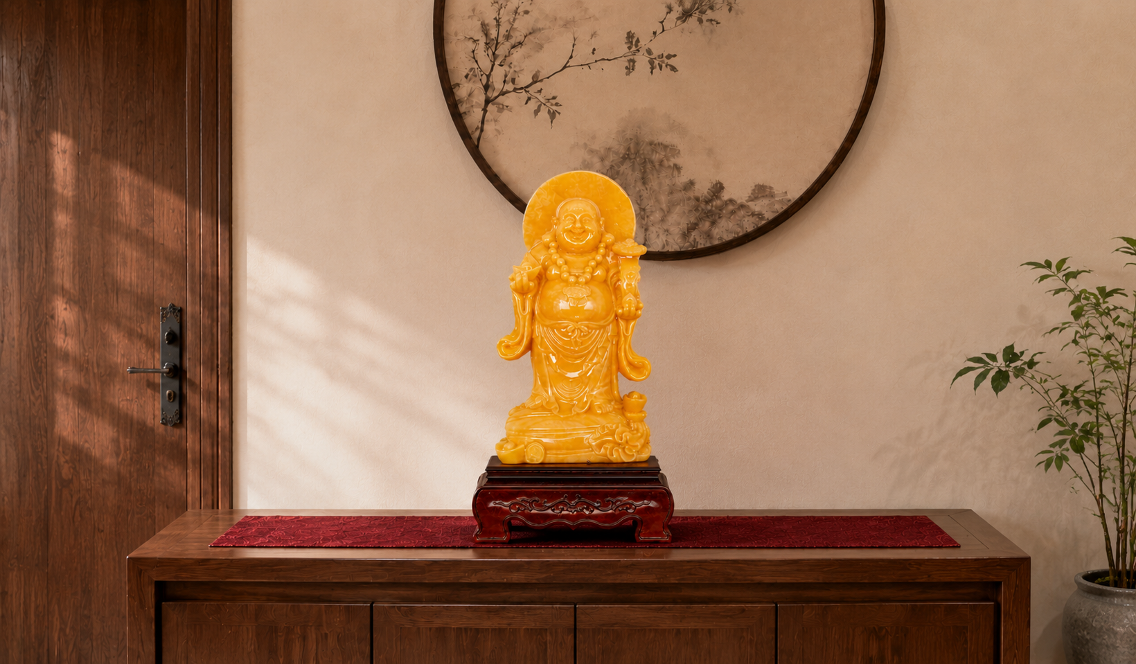 Tượng Phât Di Lạc Ngọc Hoàng Long Dáng Đứng