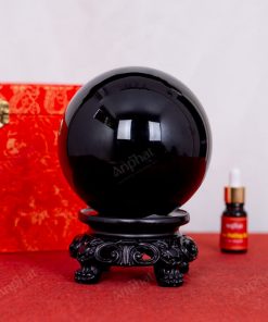 Quả Cầu Obsidian Đen 3A 2,66kg 011-0643A-2,66