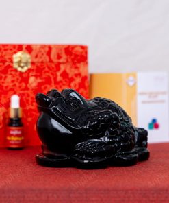 Thiềm Thừ Obsidian Đen 1A 2,01kg 063-0641A-2,01